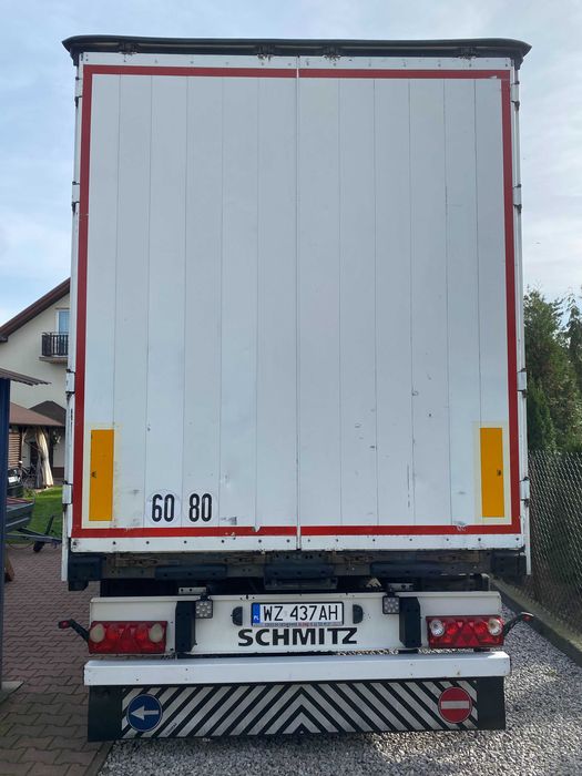 Scania R420 ciągnik siodłowy (2007r) z naczepą Schmitz firanka (2008r)