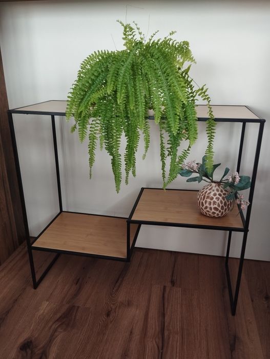 Półka szafka przyścienna Loft stolik 77x30x70 metalowa