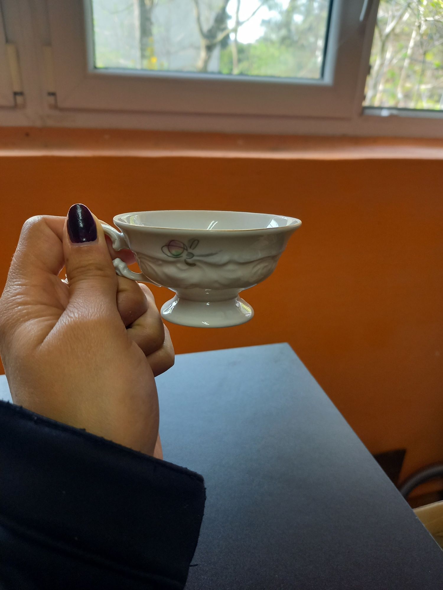 Porcelanowy zestaw do kawy/ herbaty