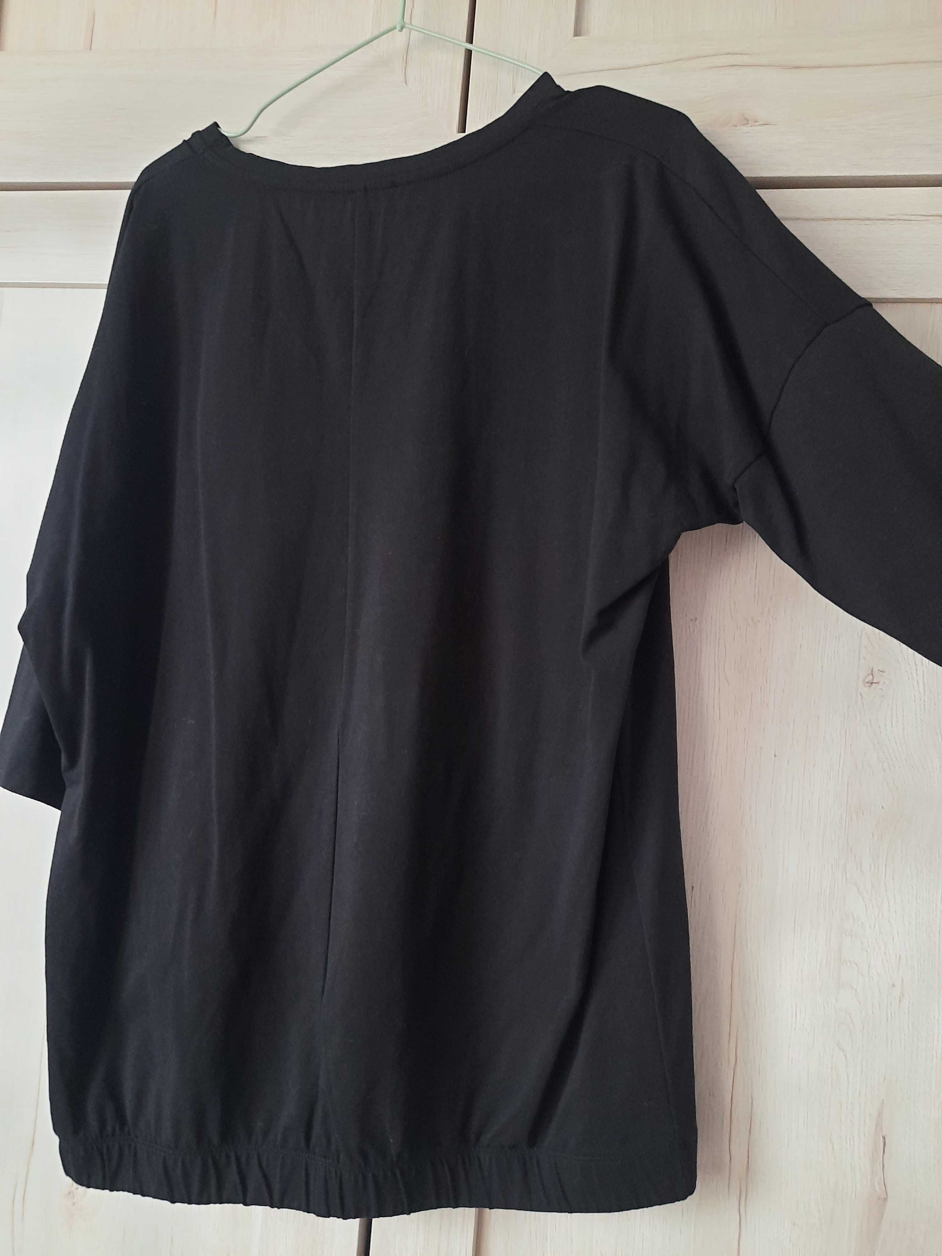 Bluzka na imprezę ze złotą aplikacją L /XL