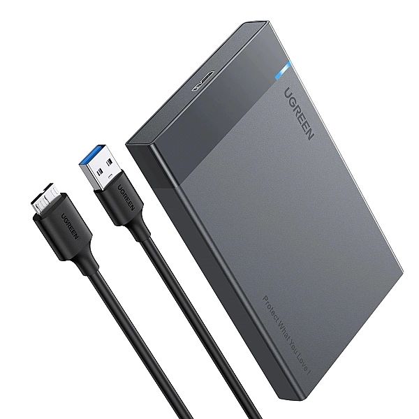 Ugreen kieszeń na dysk HDD SSD obudowa dysku SATA 2,5'' USB 3.2 Gen 1