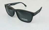 Стильные Hugo Boss мужские очки от солнца черные линзы поляризированые
