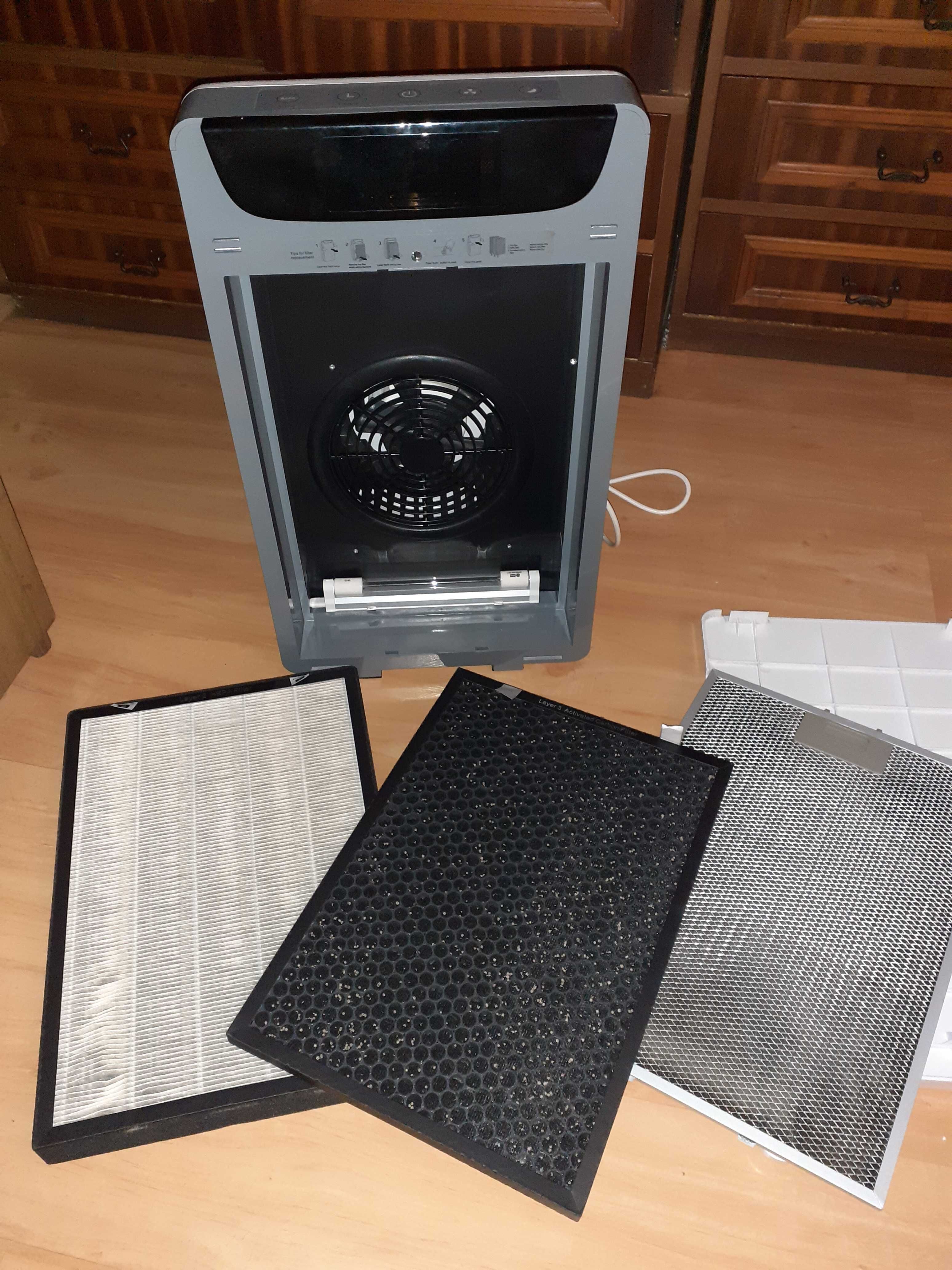 Oczyszczacz powietrza WARMTEC AP168W - 7 stopniowy poziom oczyszczania