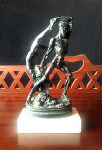 Estatueta de Bronze - Hércules e Lichas