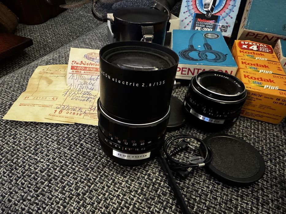 Zestaw fotograficzny PRAKTICA / PENTACON - zestaw kolekcjonerski 100%