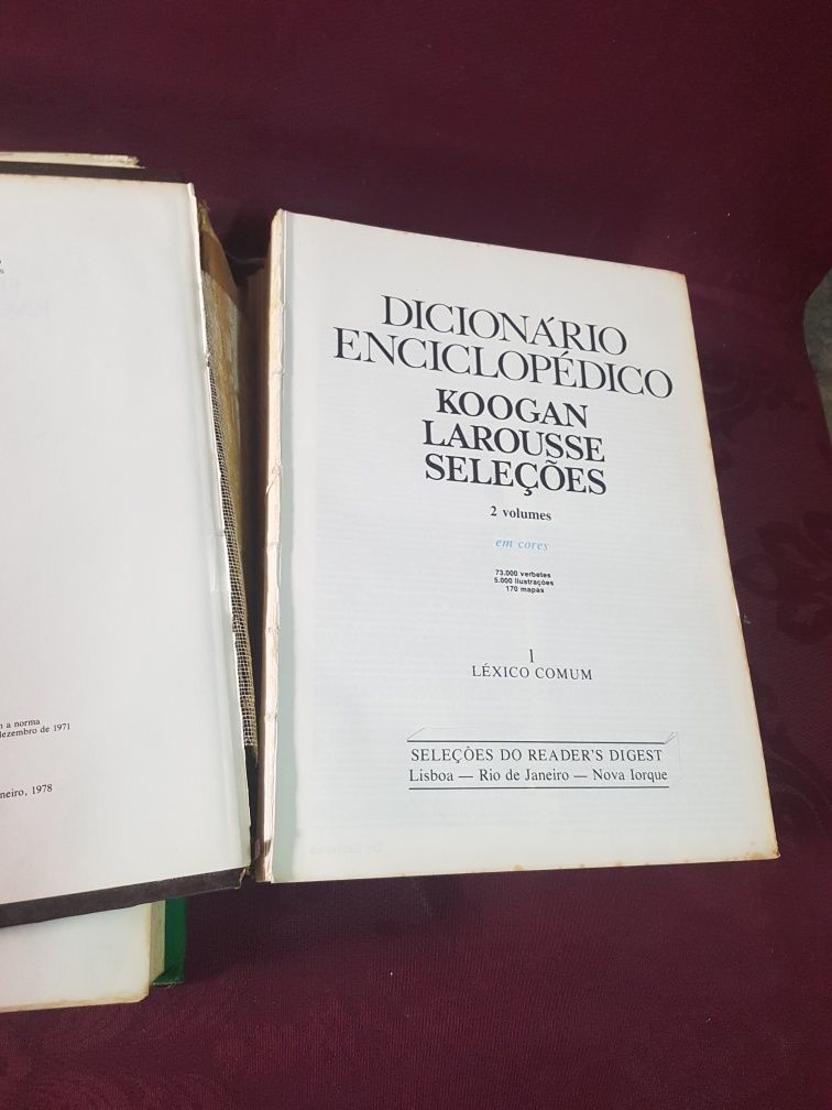 Dicionário enciclopédica, koogan, larousse, seleções