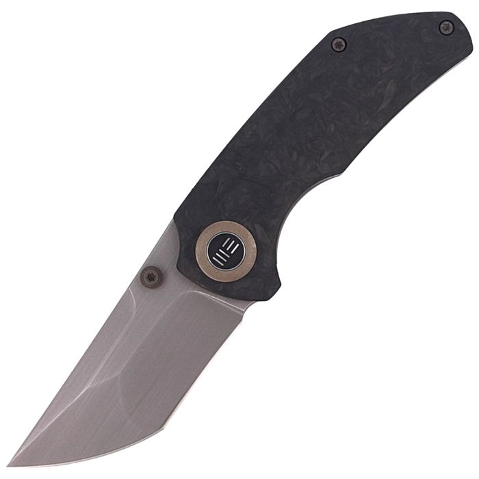 Nóż składany WE Knife Thug Marble Carbon Fiber, Gray Hand Rubbed 20CV