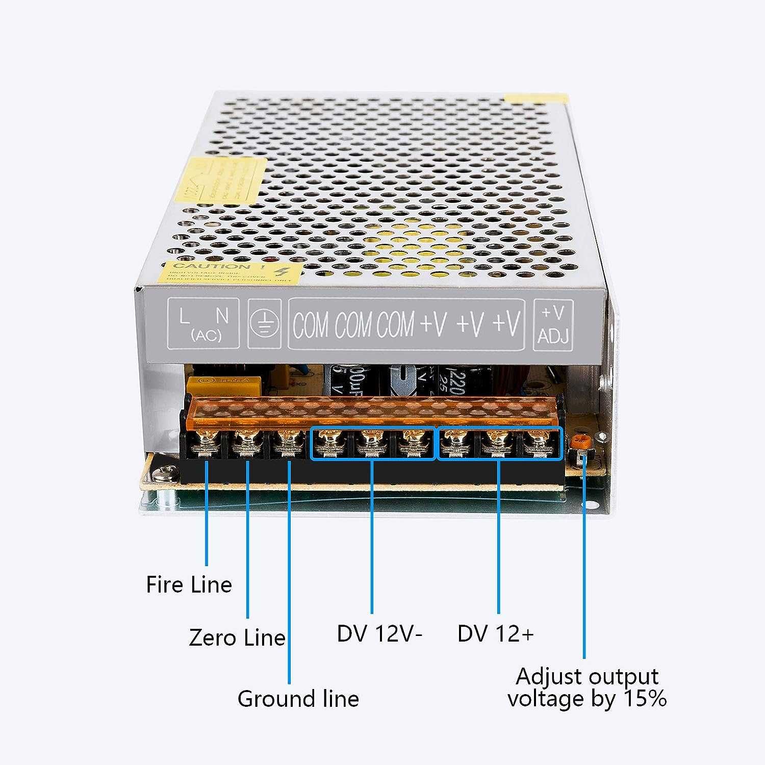 291 Redrex Adapter do zasilacza sieciowego DC 12 V 20 A