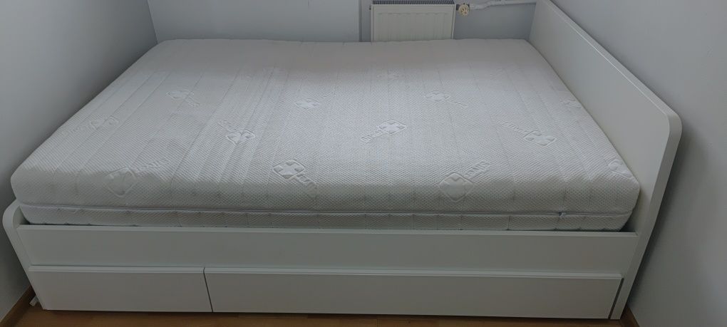 Łóżko Askovoll 140×200kompletne+szuflady+materac