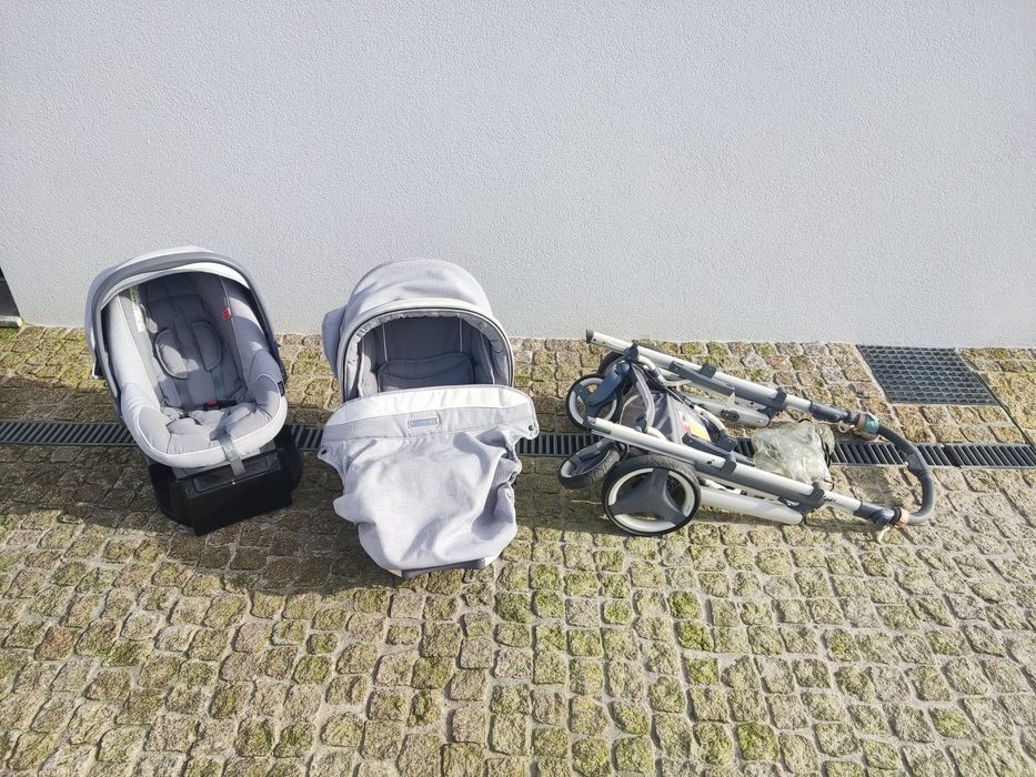 Carrinho bebé + ovo Bébécar