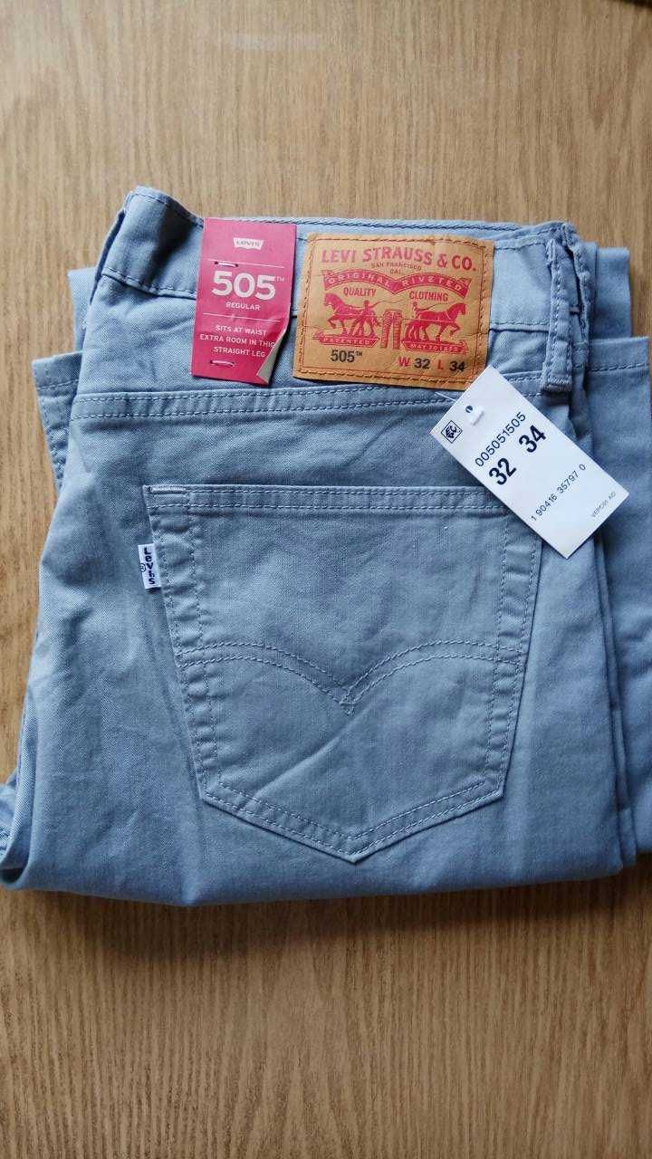 LEVI’S 505 джинсы новые 32х34