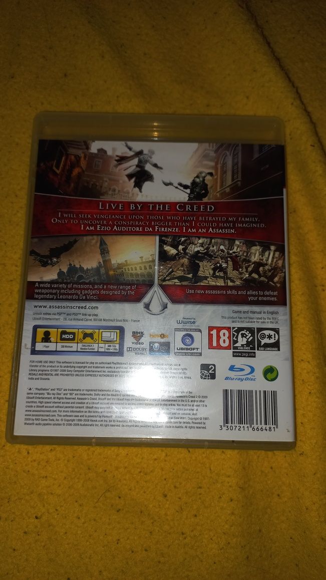 Jogo assassin's creed 2 para a ps3