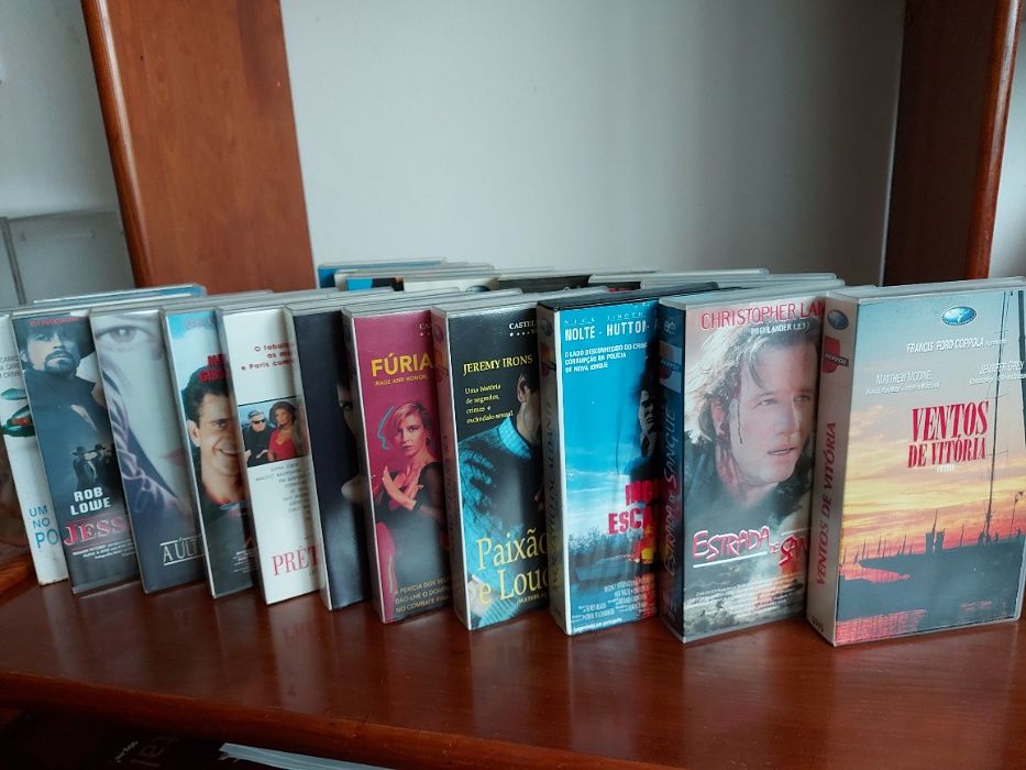 22 Filmes originais Cassetes VHS Classicos cinema (Colecao REPSOL)