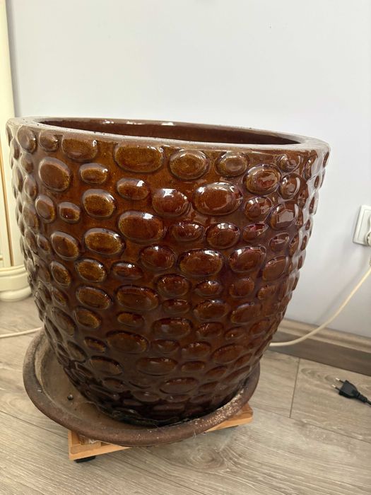 Duża ceramiczna doniczka