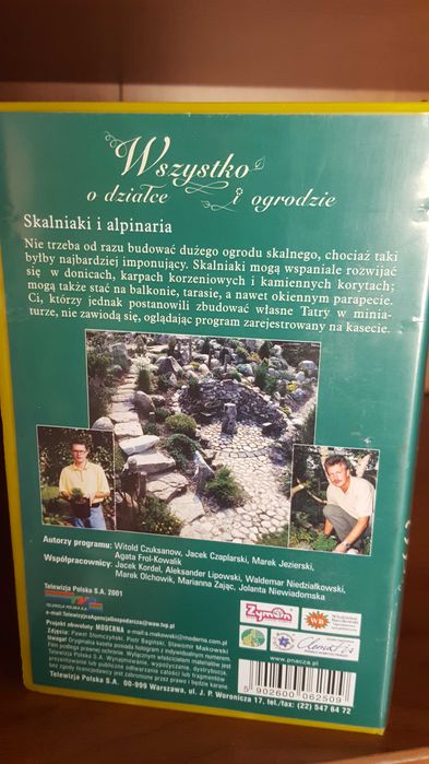 Urządzanie,pielęgnacja i upiększanie ogrodów   kaseta VHS
