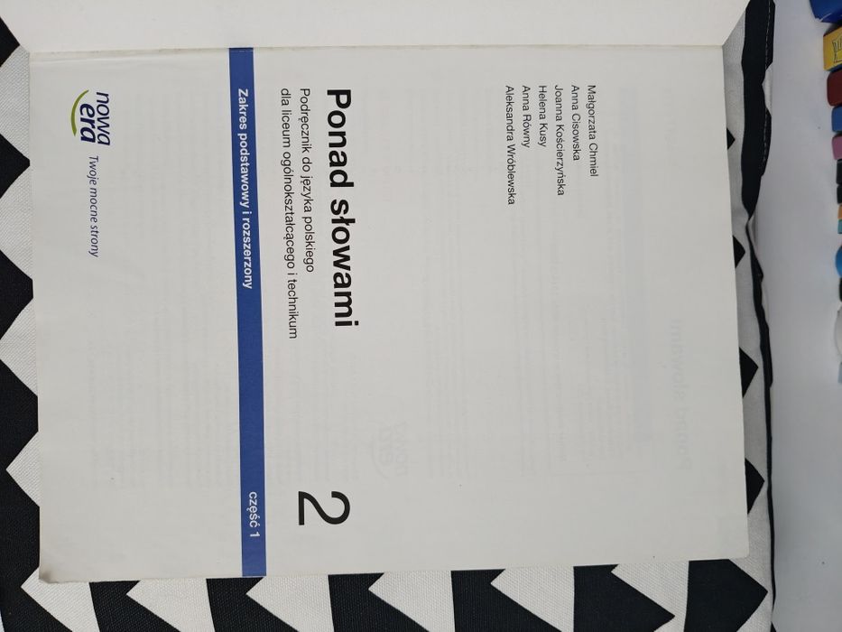 Ponad słowami dwa część 1 Nowa era zakres podstawowy rozszerzony