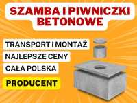 SZAMBA BETONOWE szczelne mocne szambo zbiornik deszczówka piwnica