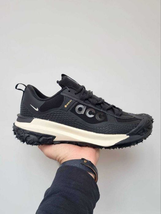 Кросівки Nike ACG Mountain Fly Gore-Tex Black White / кроси Найк АСГ