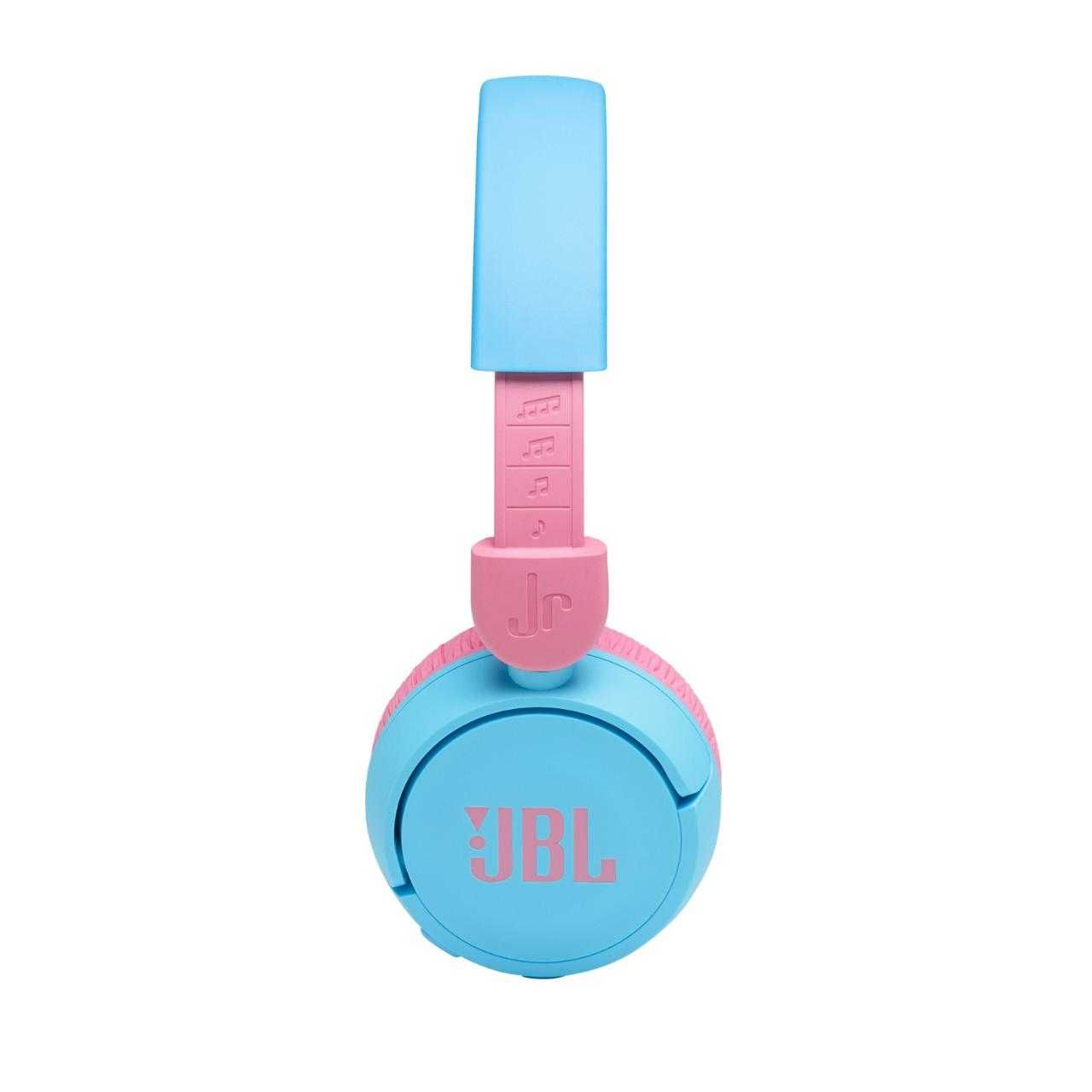 Bezprzewodowe słuchawki nauszne JBL Jr 310 BT Pink Blue NOWE