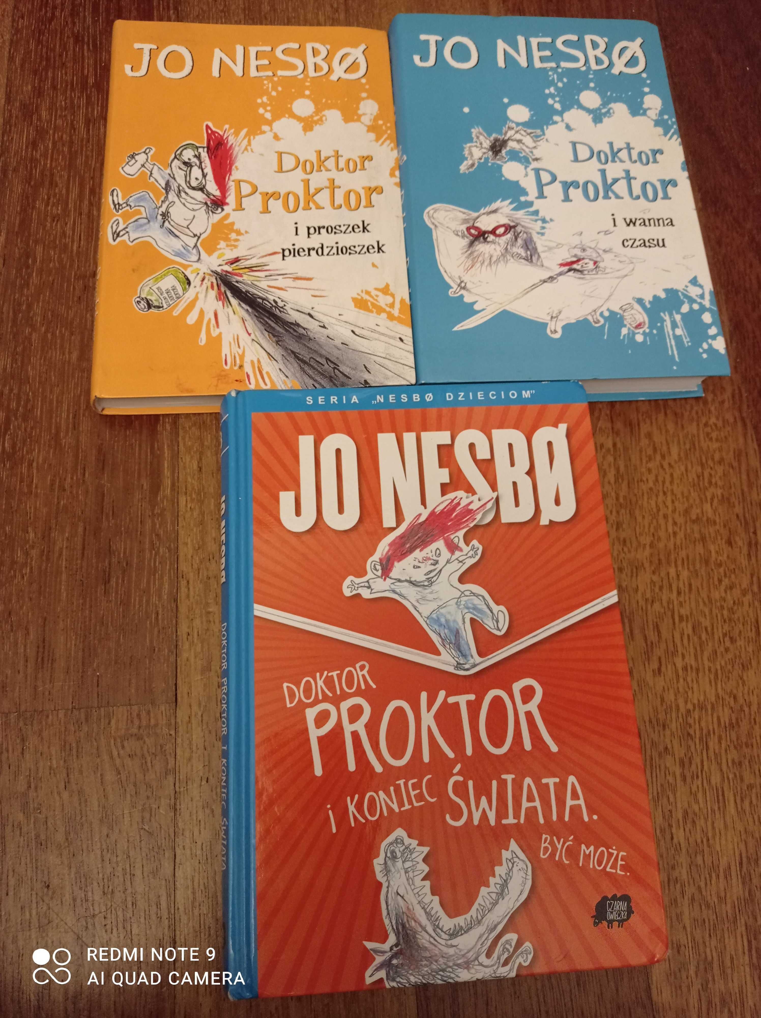 Doktor Proctor Jo Nesbo - 3 książki literatura młodzieżowa 8+