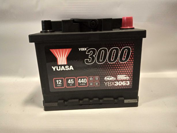 Akumulator YUASA YBX 45Ah 440A 12V