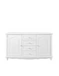 Elegancka biała komoda 140 x 47 x 80 , -50%, outlet, ostatnie sztuki!