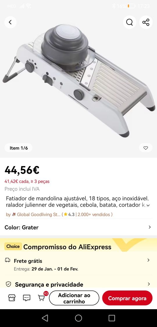 Mandolina profissional