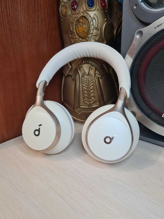 Anker SoundCore Space One White (ref) – Bluetooth навушники з ANC