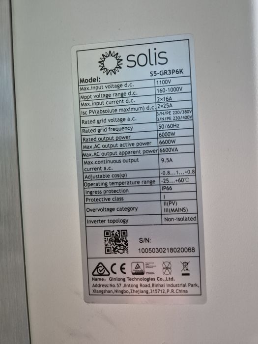 Falownik Solis 6kw