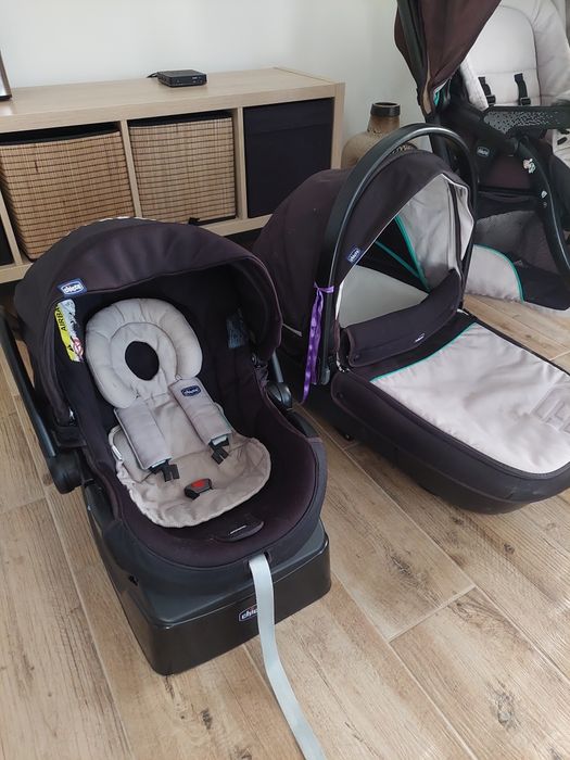 CHICCO TRIO Active 3 in 1 wózek spacerowy gondola fotelik niemowlęcy