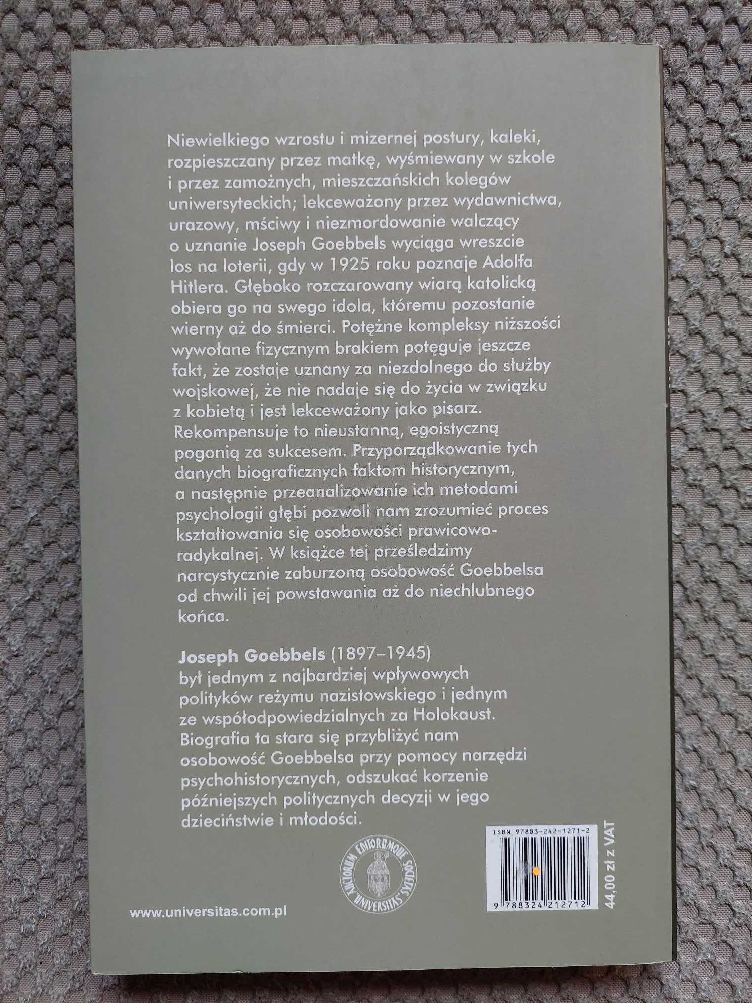 "Narcyz Goebbels biografia" Peter Gathmann, Martina Paul