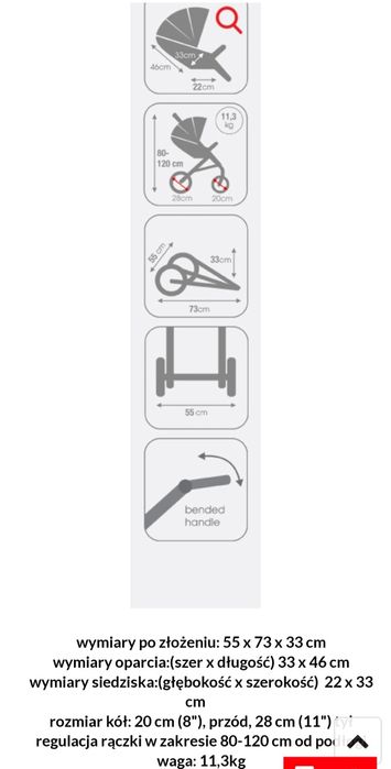 Wózek spacerowy coletto joggy