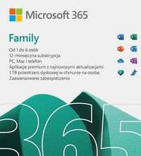 Office 365 family 6 osób 6 miesięcy