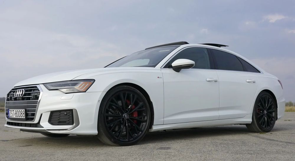 Audi A6 Limousine Biała Perła Audi A6 55 TFSI 340 KM (3.0 V6) Quattro, LED MATRIX