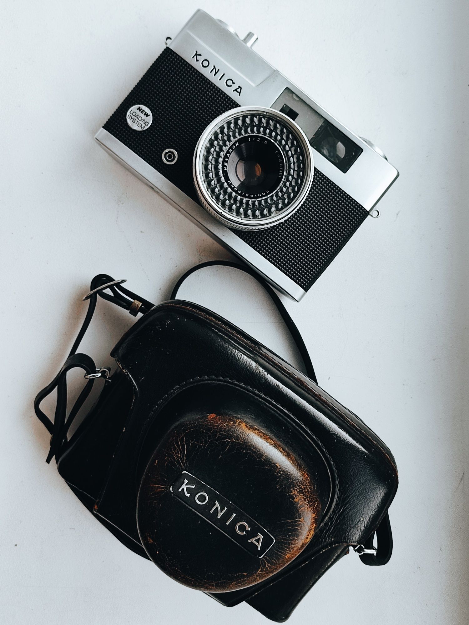 Konica EE Matic S, 40 мм 1:2,8 Konishiroku: вдосконалений далекомір