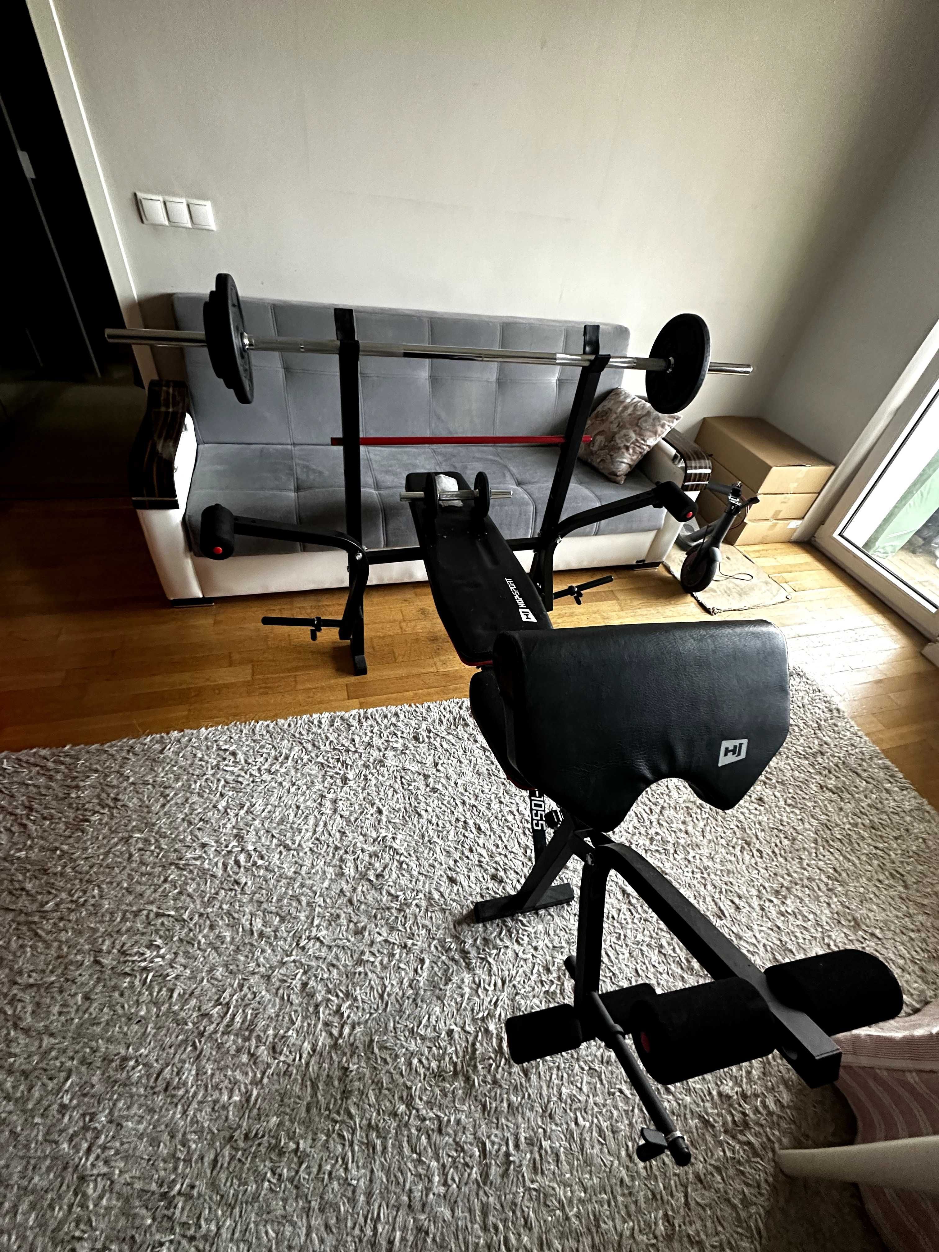 Hop-Sport Ławka Treningowa HS-1055 Pro Z Modlitewnikiem