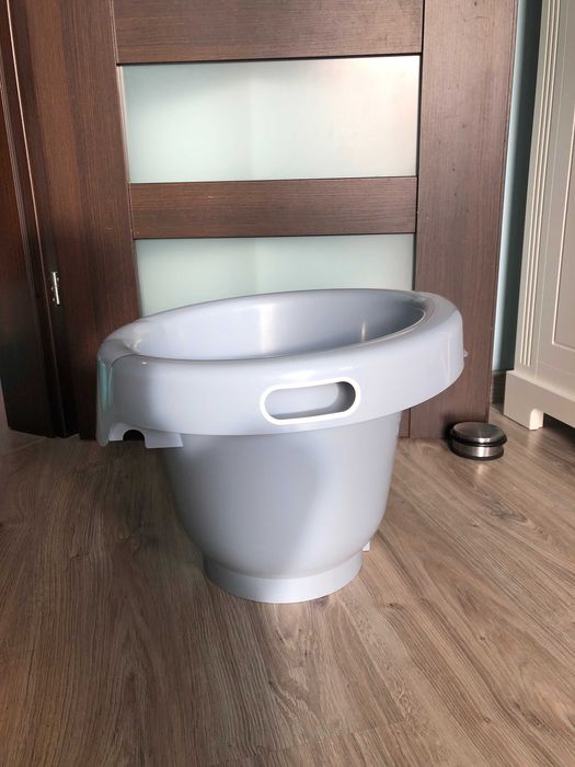 wiaderko kąpielowe bebe jou jak Tummy Tub lepsze, używane niebieskie