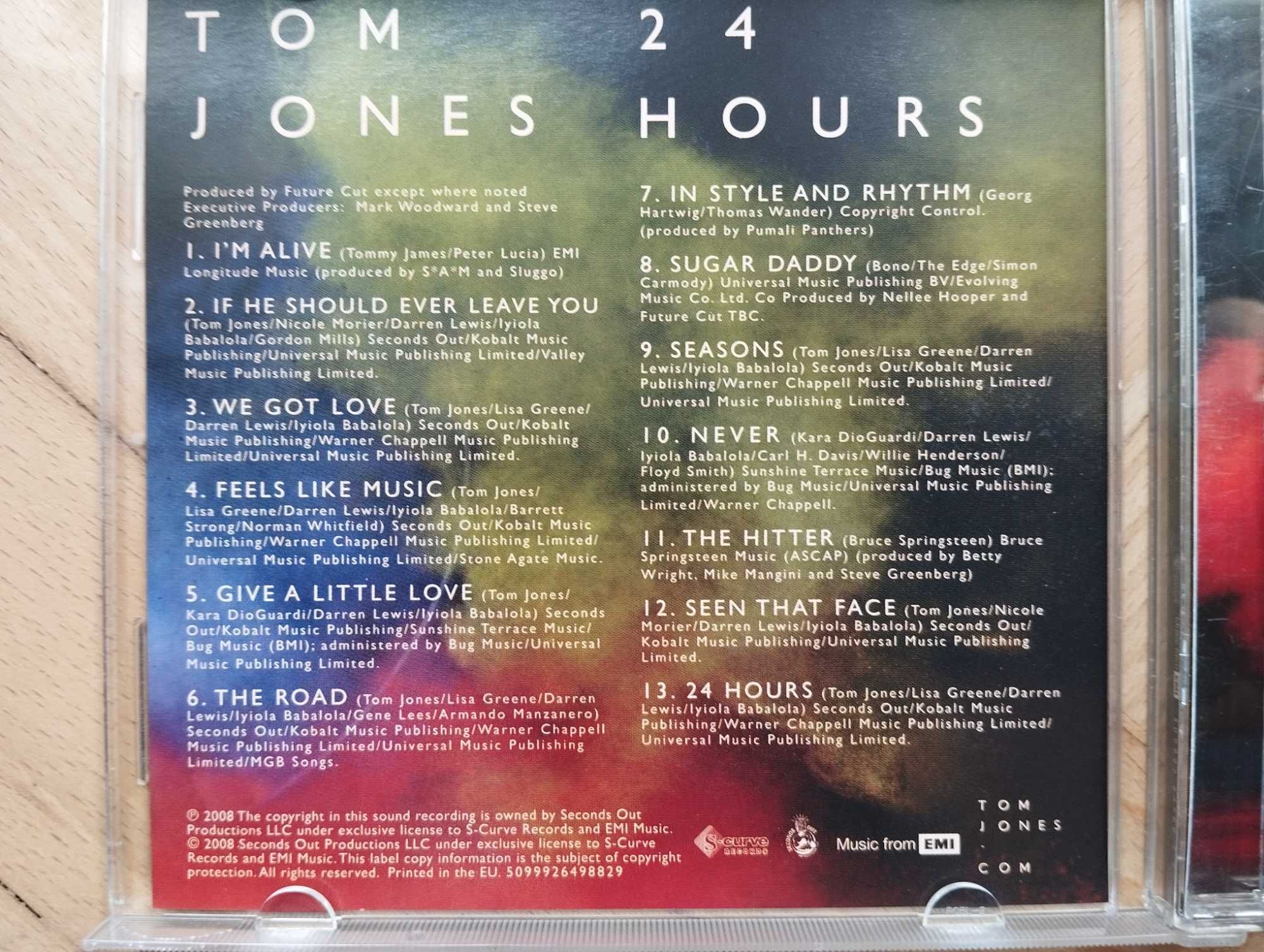 Tom Jones. 24 Hours. CD, stan bardzo dobry