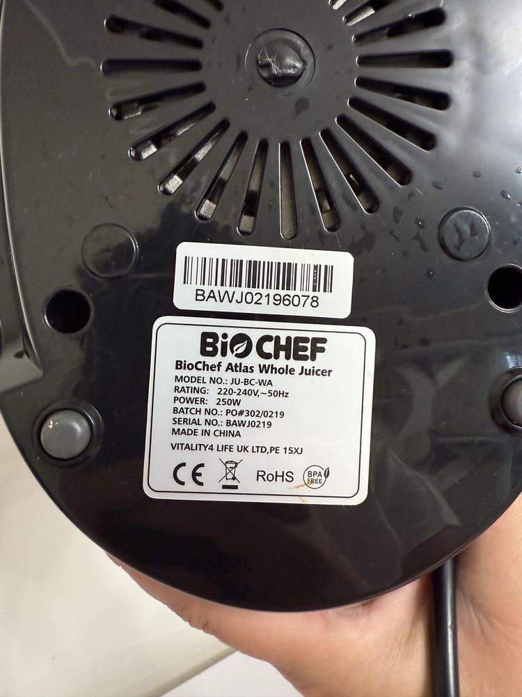 Biochef atlas whole slow juicer