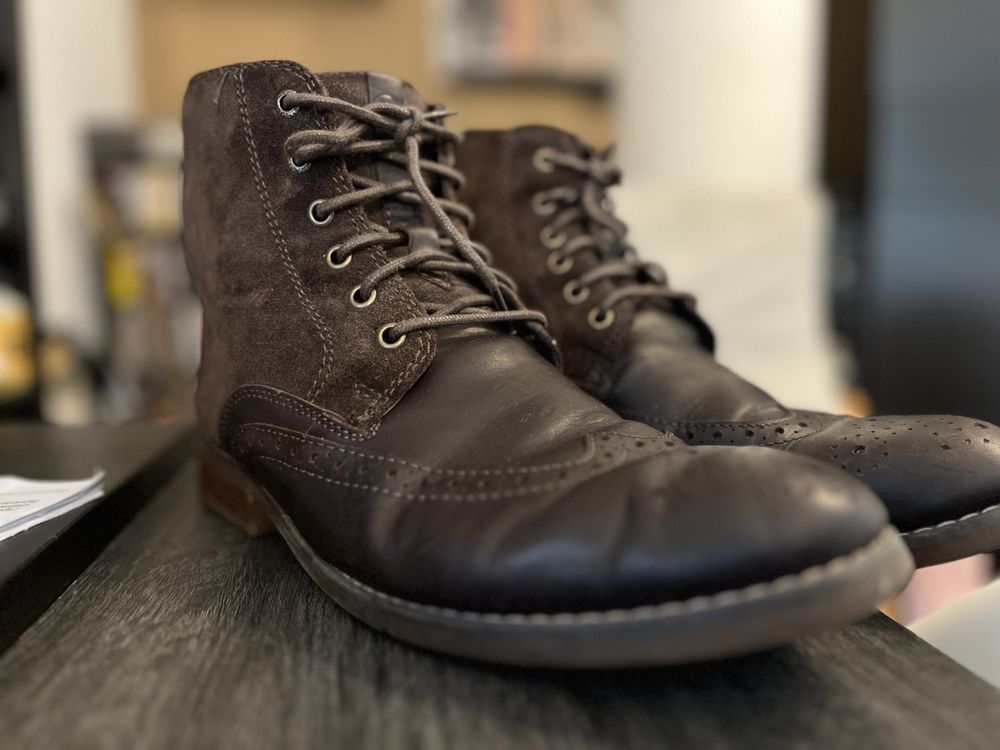 Botas em pele nº43 ROCKPORT Colden Wingtip Oxford