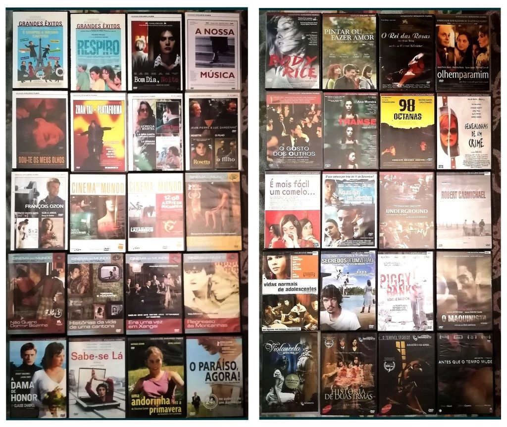 LOTE de 260 DVD's Originais / filmes / séries /  (LOTE 53)