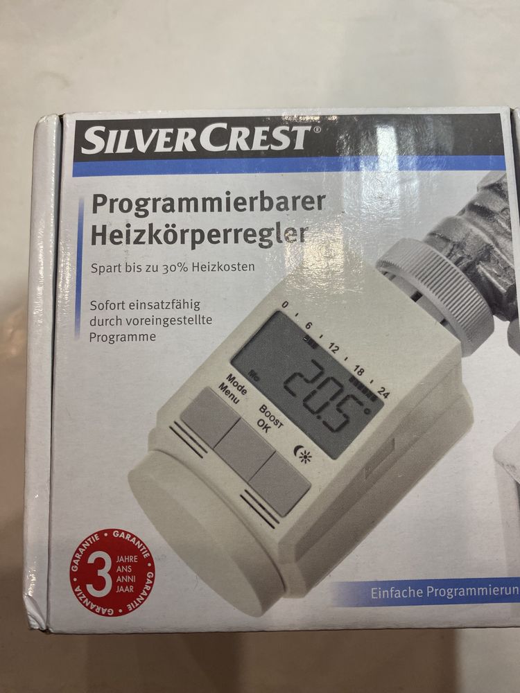 Распродажа Головка терморегулятора программируемая silver crest