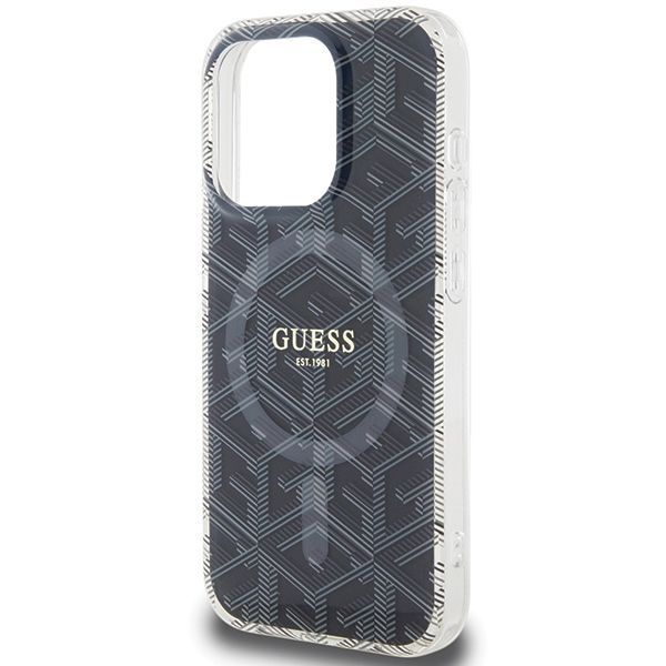 Etui Guess IML GCube MagSafe do iPhone 15 Pro Max 6.7"