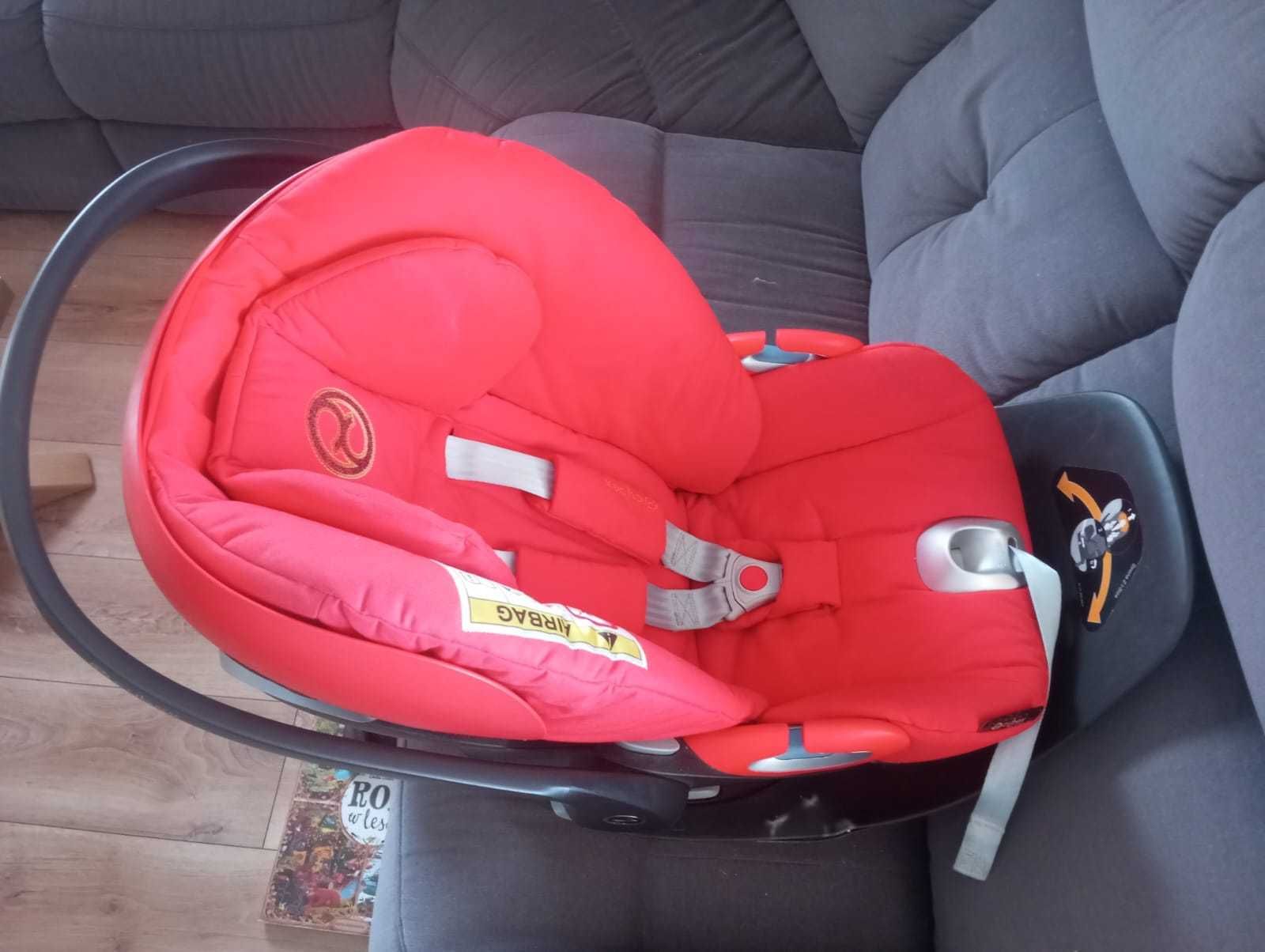 Fotelik cybex baza plus dwa foteliki , na gwarancji