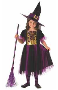 Kostium magicznej czarownicy Rubie's Halloween, karnawał 98-104 ,3-4 l