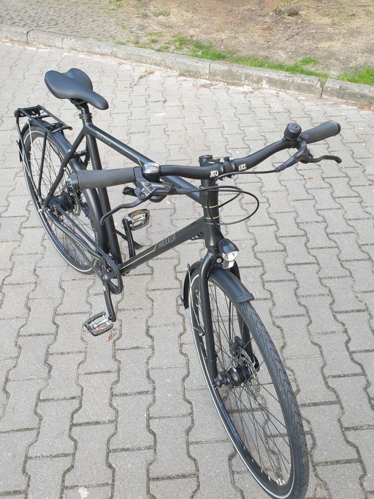 rower szosowo-miejski Kreidler napęd na pasek