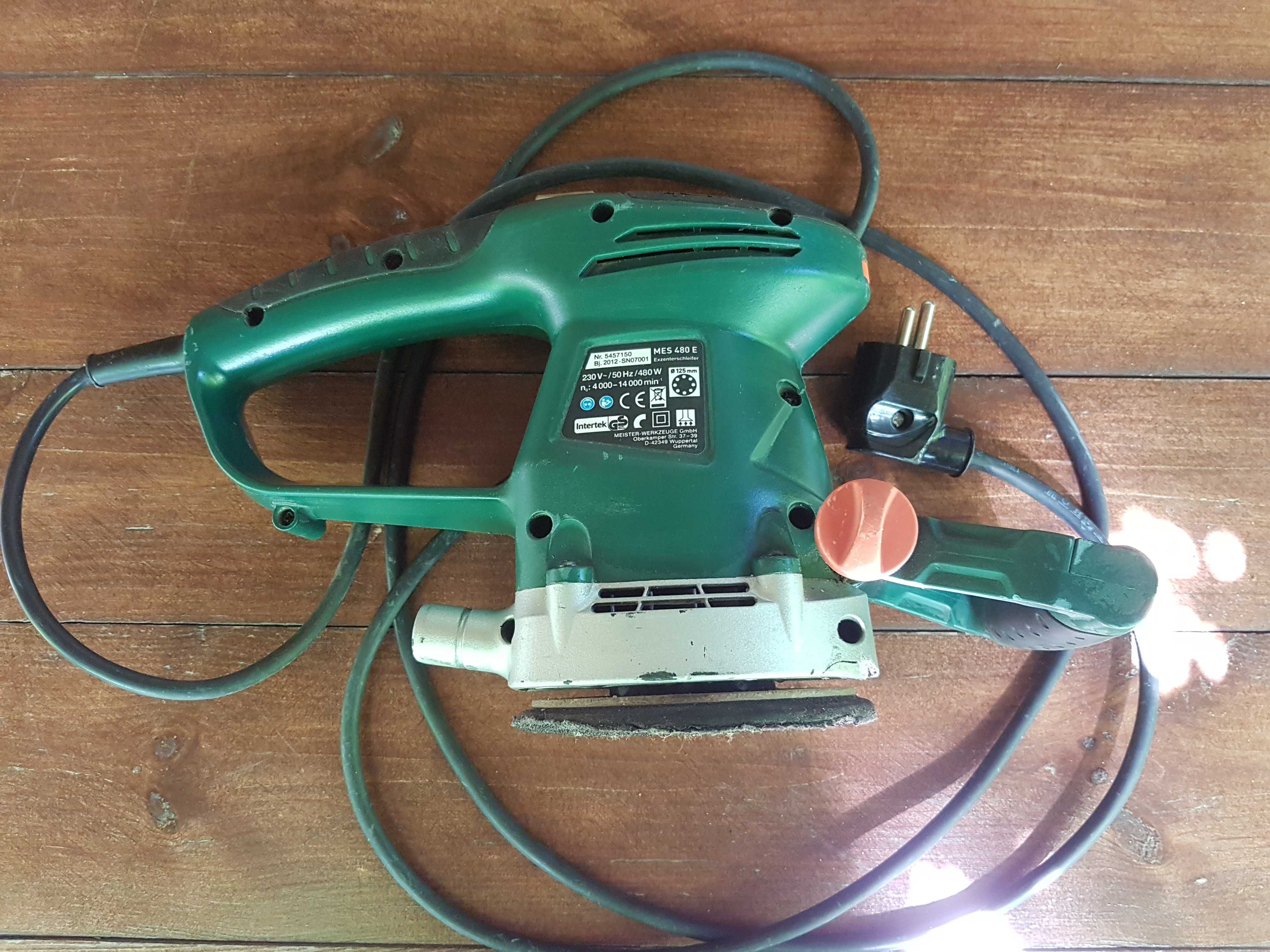 Шлифмашина эксцентриковая meister craft mes 480 e profi, оригинал.