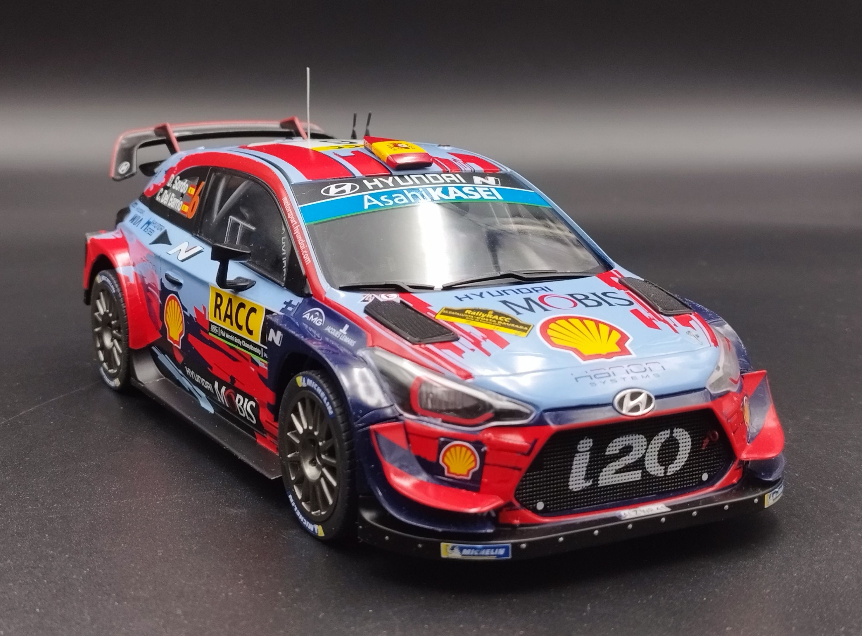 1:18 IXO Hyundai I20 WRC #6 D.Sordo Rally Catalonya 2019