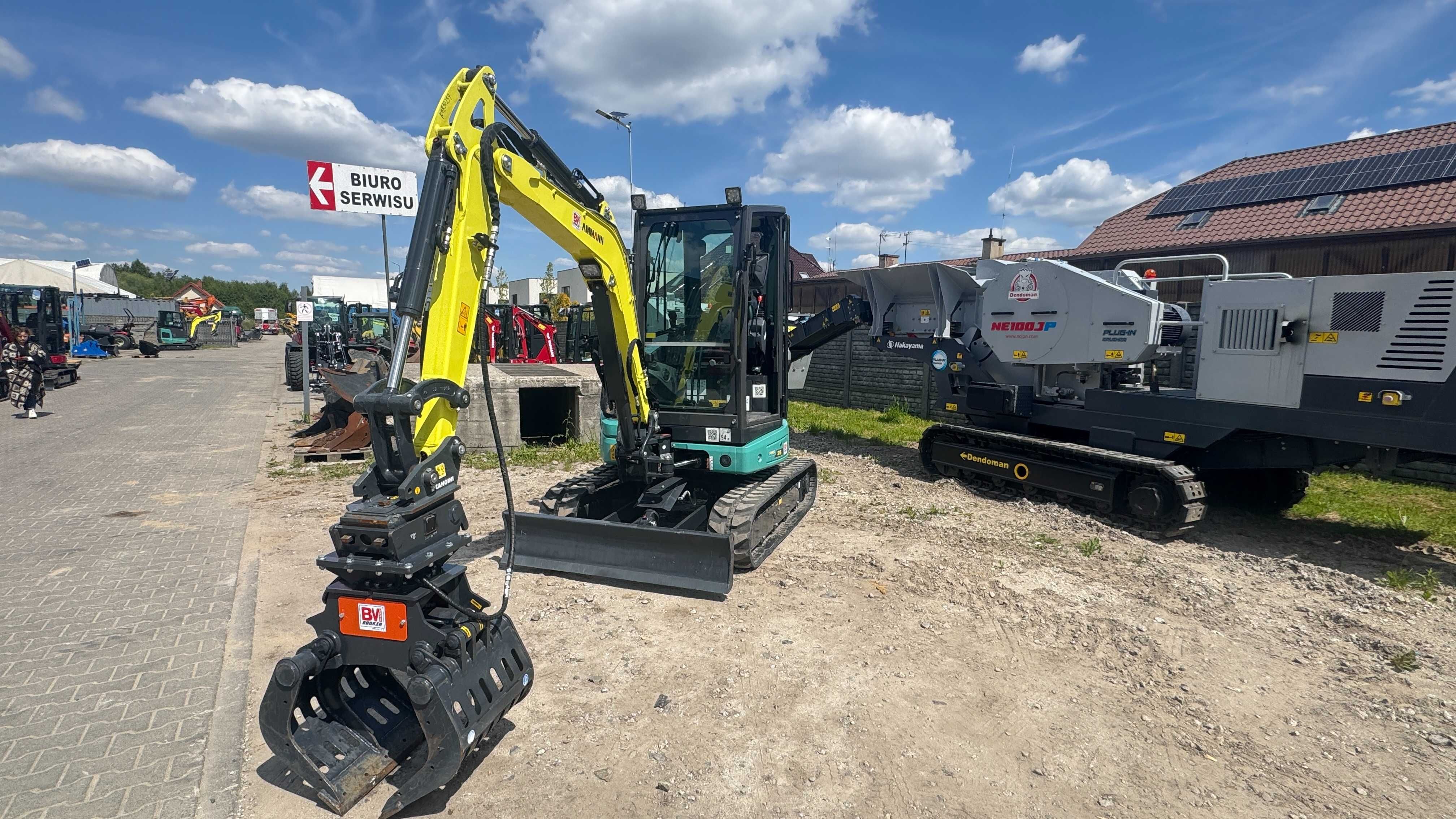 Ammann AMX35 mini koparka 3.5 t silnik Kubota; szwajcaria