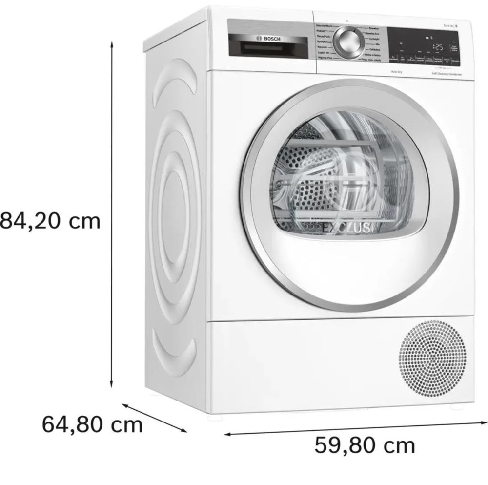 NOWA Suszarka Bosch A+++ WQG245DEPL  9kg EXCLUSIV Gwarancja 2 OKAZJA
